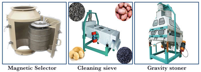 Cleaning section machine