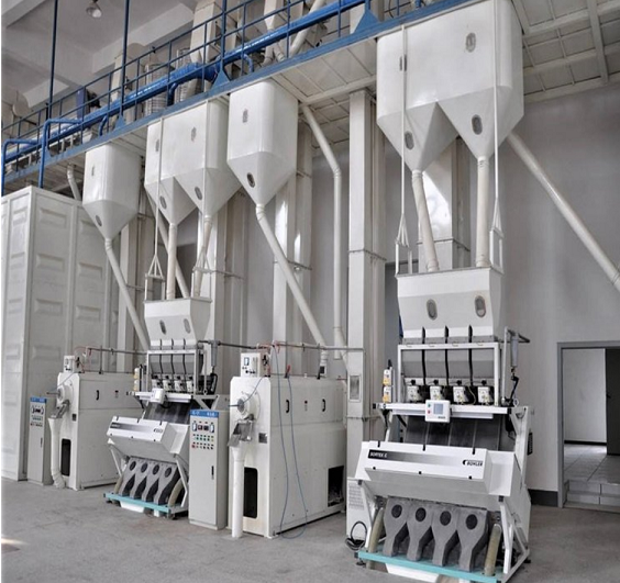 150-Ton rice production line