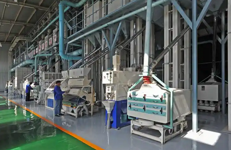 150-ton complete rice processing line