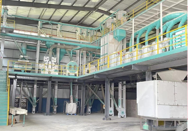 300-ton per day rice processing system
