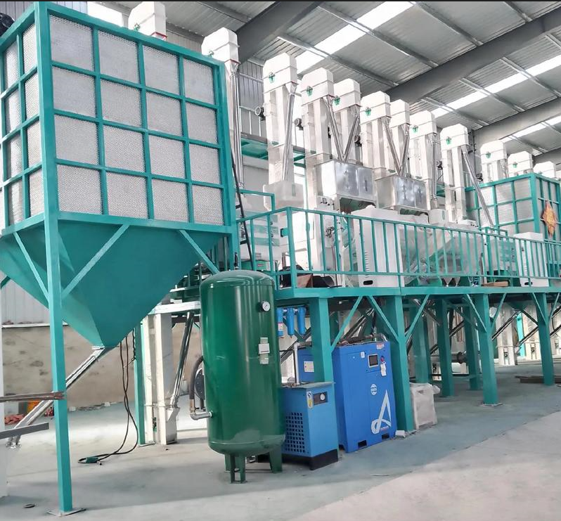 60-Ton Vertical Millet Milling Plant