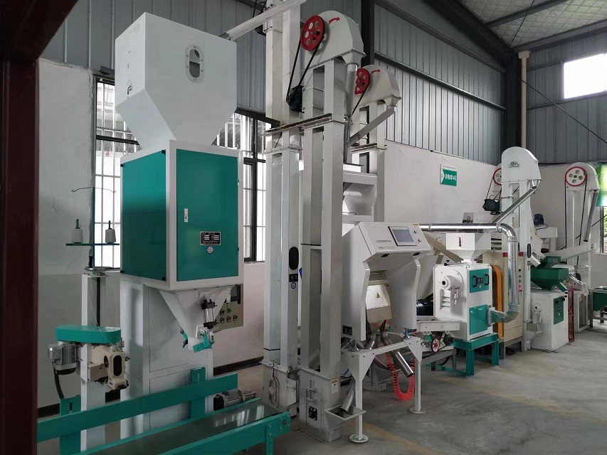 large-scale complete rice processing line
